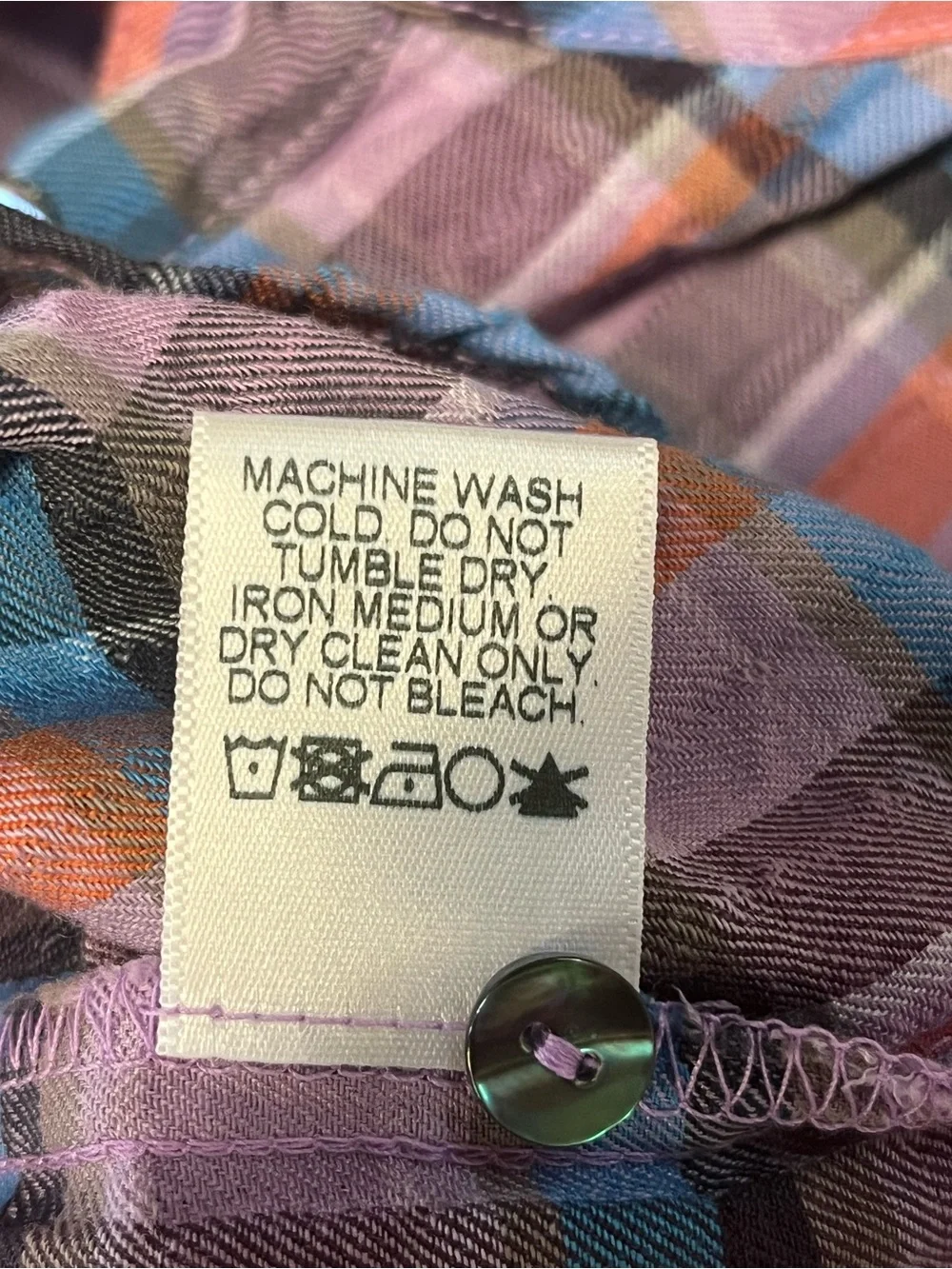 XIRENA | Purple‎ Plaid women's Nicholson shirt XS